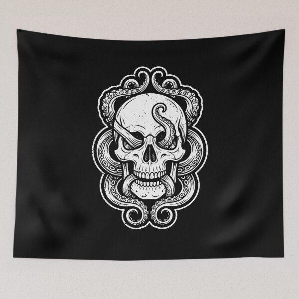 Item preview, Cthulhu Kraken Octopus Skull Gothic Frame Art designed and sold by crouchingpixel.