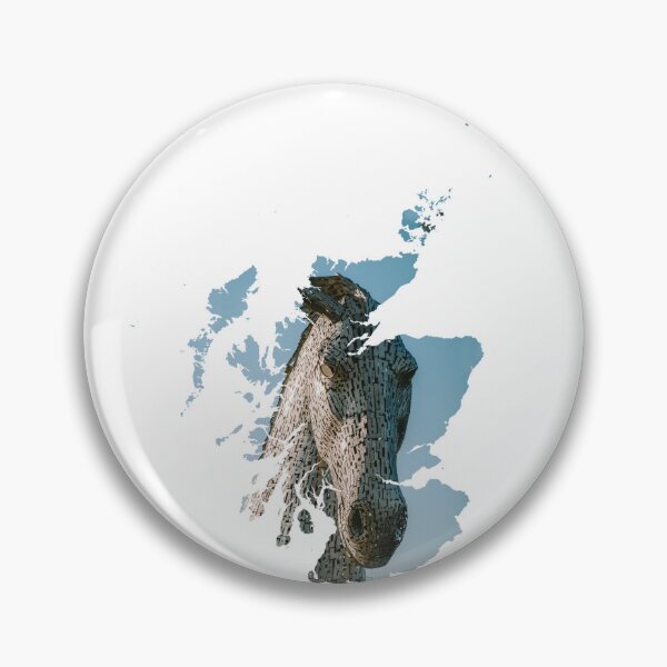 Item preview, The Kelpies Falkirk Scotland Map Silhouette 2 designed and sold by Maroan93.