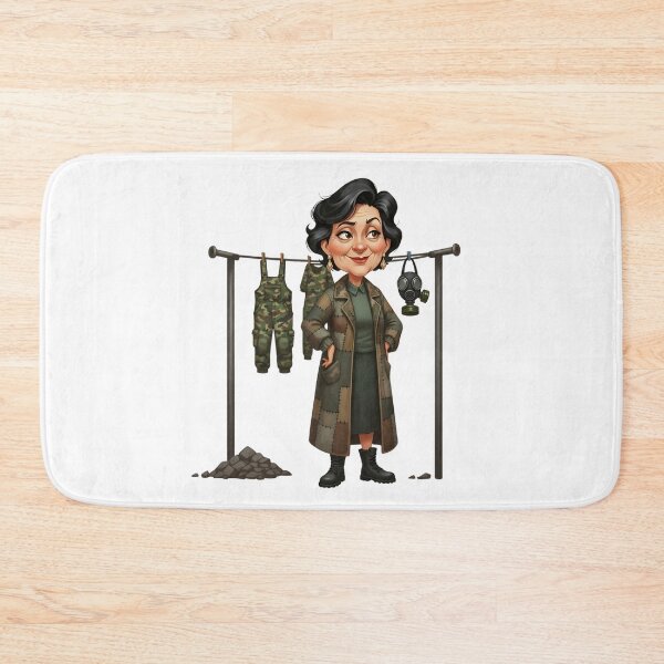 Item preview, Badass Post Apo Grandma Camo Fashion Illustration designed and sold by vk09.