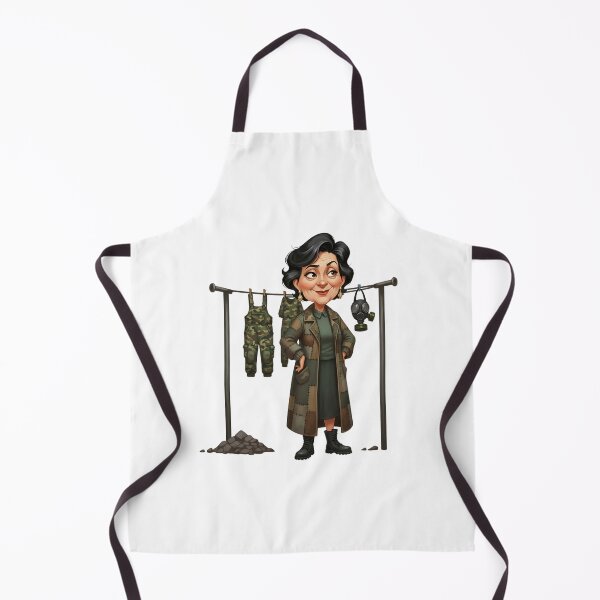 Item preview, Badass Post Apo Grandma Camo Fashion Illustration designed and sold by vk09.