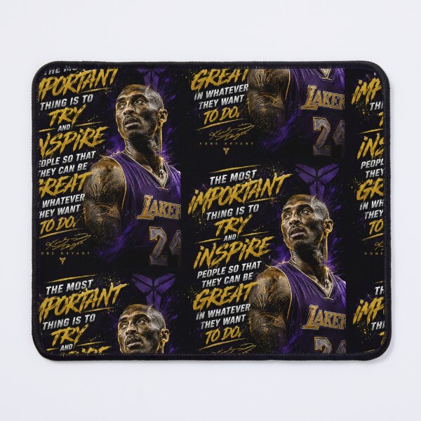 Item preview, The most important thing is to try and inspire people so that they can be great in whatever they want to do. Kobe Bryant designed and sold by BallerQuotes.