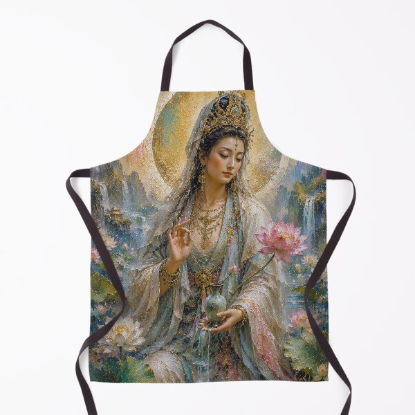Item preview, Guanyin Goddess of Mercy painting designed and sold by GalleryKauffeld.