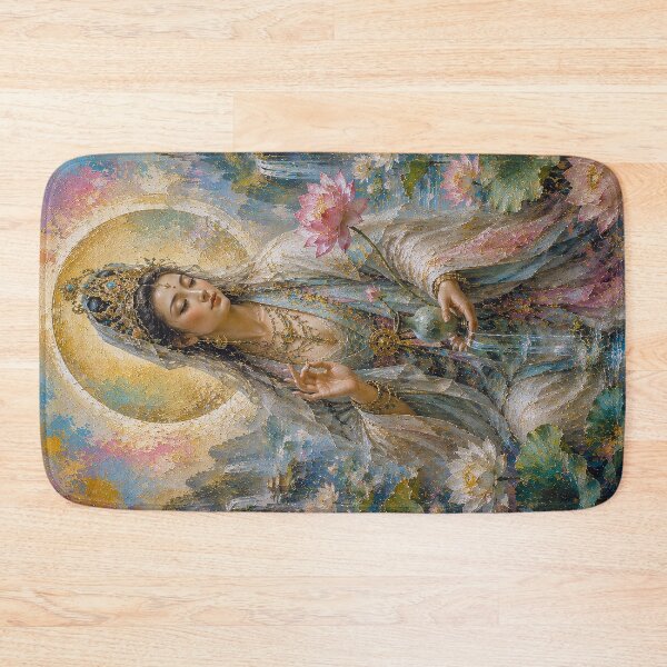 Item preview, Guanyin Goddess of Mercy painting designed and sold by GalleryKauffeld.