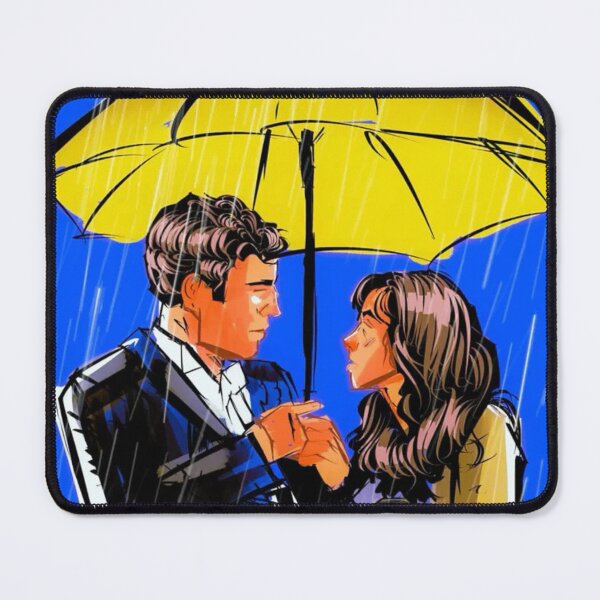 Item preview, Yellow Umbrella Rain - Couple Under Umbrella HIMYM Art designed and sold by ItsAllYellow.