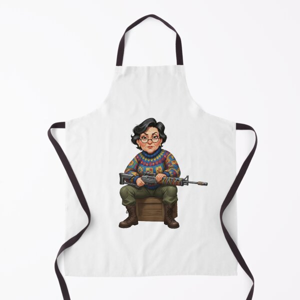 Item preview, Badass Post Apo Grandma Rifle Tactical Illustration designed and sold by vk09.