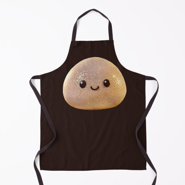 Item preview, Gold Glitter Cream Squishy Dumpling Toy – Photorealistic Kawaii Cutout designed and sold by EmeraldeaArt.