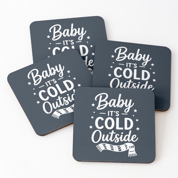 Item preview, Baby Its Cold Outside – Festive Holiday Art designed and sold by Tklezardesigns.