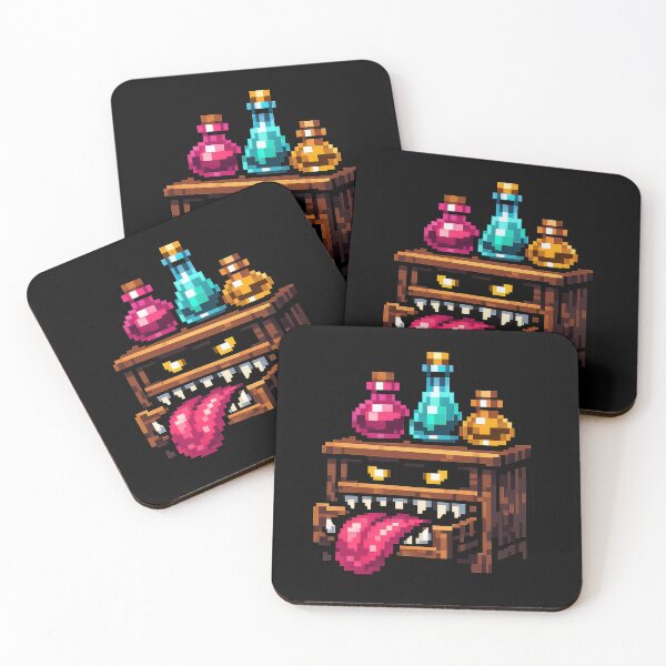 Item preview, Potion Shelf Mimic Waiting for a Customer  designed and sold by Sketchlegacy.