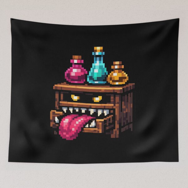 Item preview, Potion Shelf Mimic Waiting for a Customer  designed and sold by Sketchlegacy.