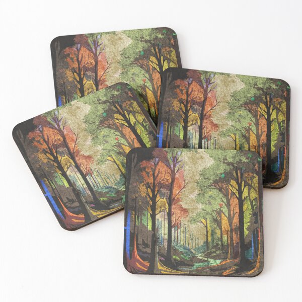 Item preview, Abstract forest designed and sold by kinpirks.