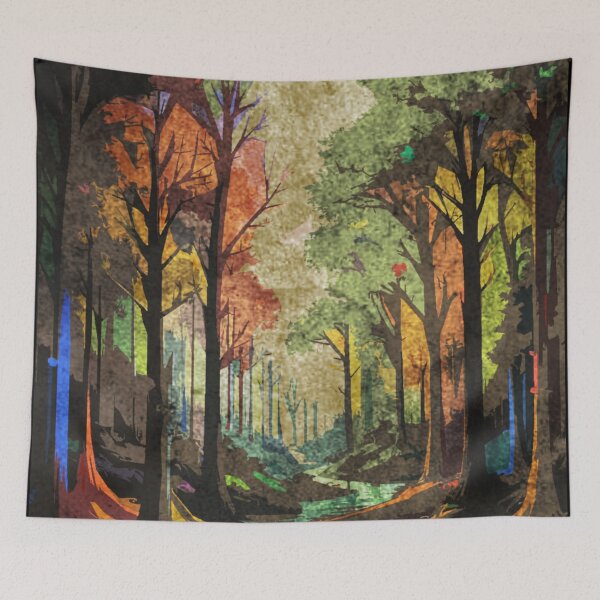 Item preview, Abstract forest designed and sold by kinpirks.