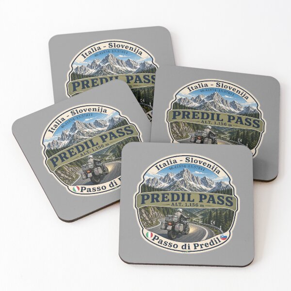 Item preview, Predil Pass Passo di Predil Italy Slovenia Motorcycle Sticker TShirt 03 designed and sold by OuterShellUK.