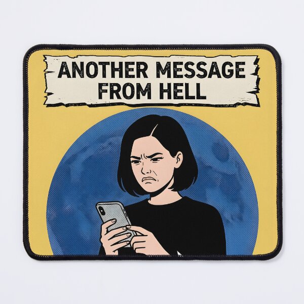 Item preview, After-Hours Notification Minimalist Comic Poster designed and sold by DuckOddity.