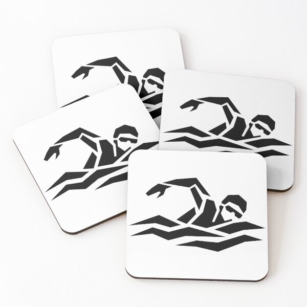 Item preview, Against the Current – Geometric Swimmer designed and sold by matybrak.