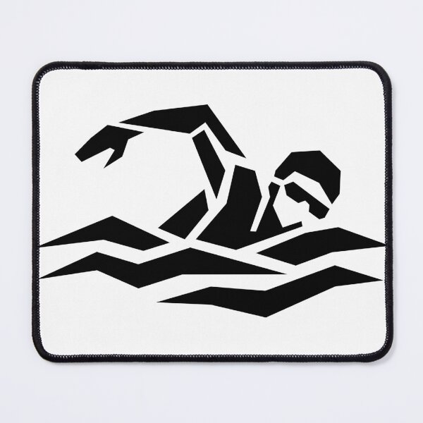 Item preview, Against the Current – Geometric Swimmer designed and sold by matybrak.