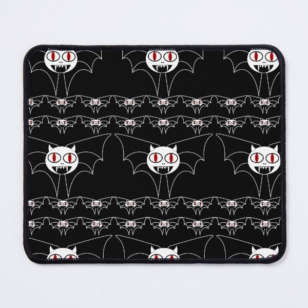 Item preview, Halloween bat pattern on black background designed and sold by Elwira Studio.