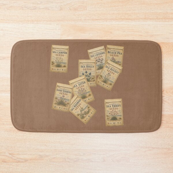 Item preview, Vintage Seed Packets PRINT ONLY NOT REAL- Coastal Wildflowers Series 001-009 - 3-part arrangement designed and sold by Beachy.