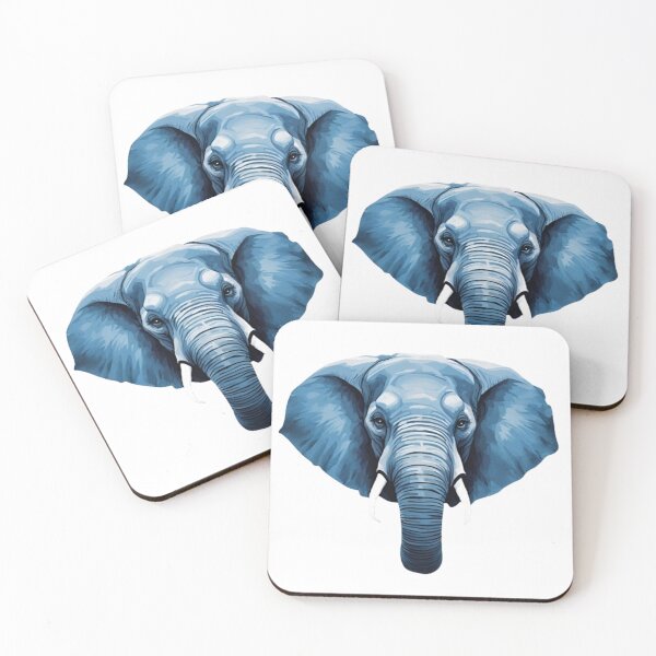 Item preview,  Image Of Blue Elephant Head designed and sold by FatmaAhmed90.