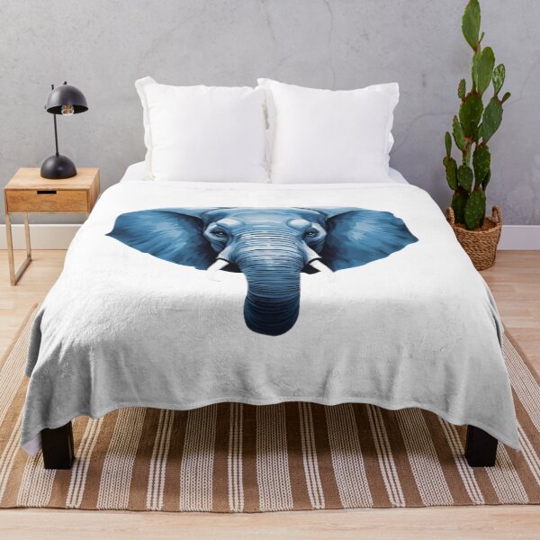 Item preview, Image Of Blue Elephant Head designed and sold by FatmaAhmed90.