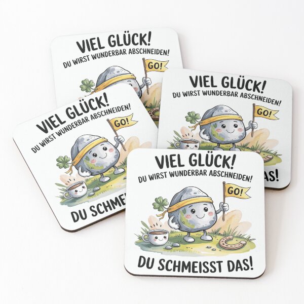 Item preview, Viel Glück Du Schmeisst Das Funny German Good Luck Design designed and sold by NiloRuesca34.