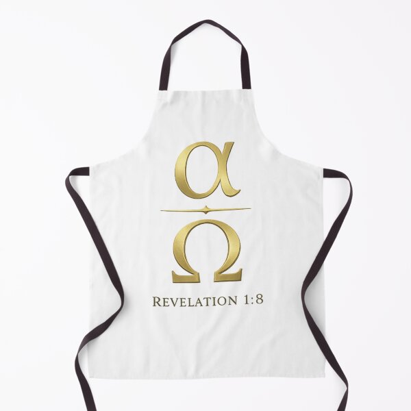 Item preview, Alpha Omega Revelation 1:8 Christian Minimalist Luxury Faith Design designed and sold by SoulThread Studio.