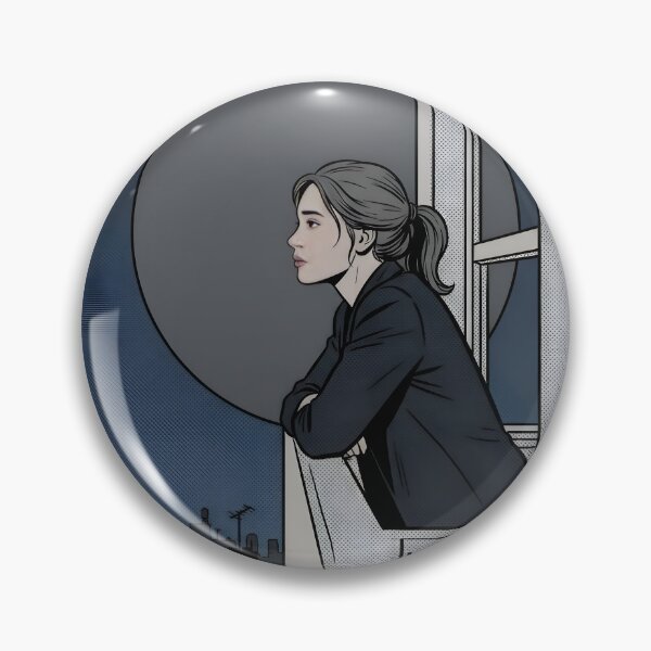 Item preview, City Silhouette Minimalist Dark Comic Poster designed and sold by DuckOddity.