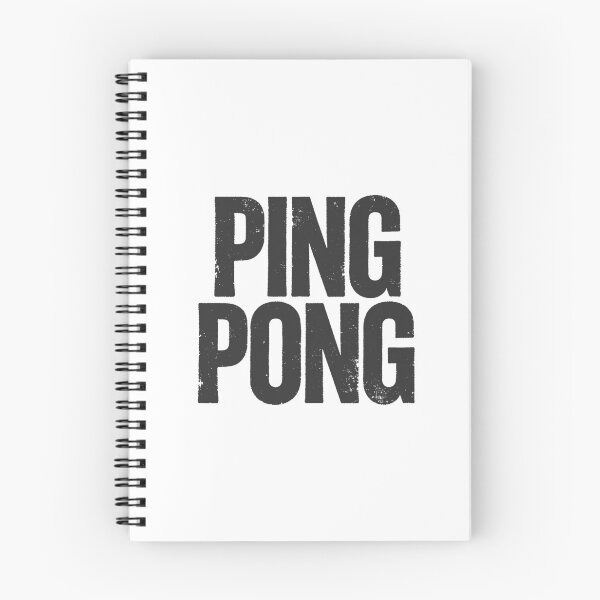 Item preview, PING PONG in Black Grungy Letters designed and sold by StudioDestruct.