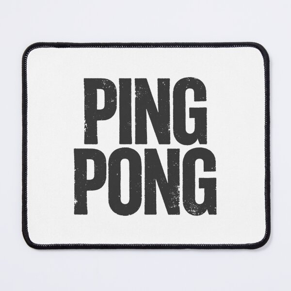 Item preview, PING PONG in Black Grungy Letters designed and sold by StudioDestruct.