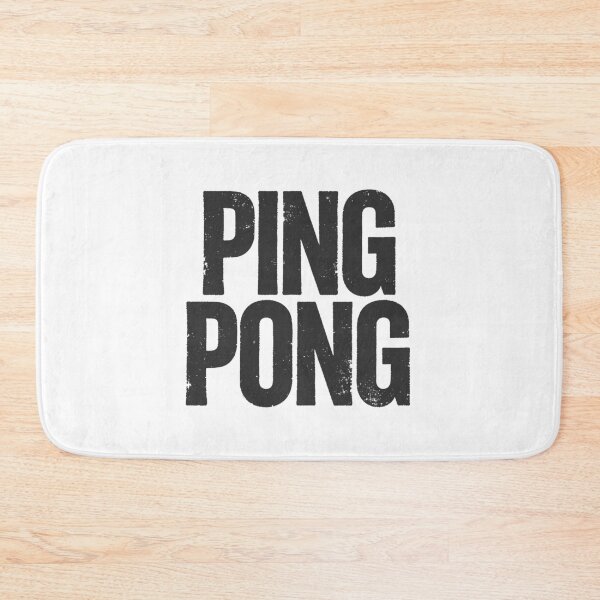 Item preview, PING PONG in Black Grungy Letters designed and sold by StudioDestruct.