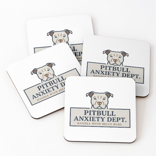 Item preview, Pitbull Anxiety Dept Badge Design designed and sold by Fur & Whisker Co..