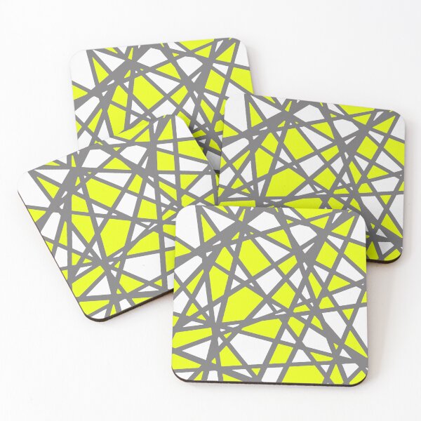 Item preview, Minimalist Yellow Abstract Geometric Lines Graphic designed and sold by taiche.