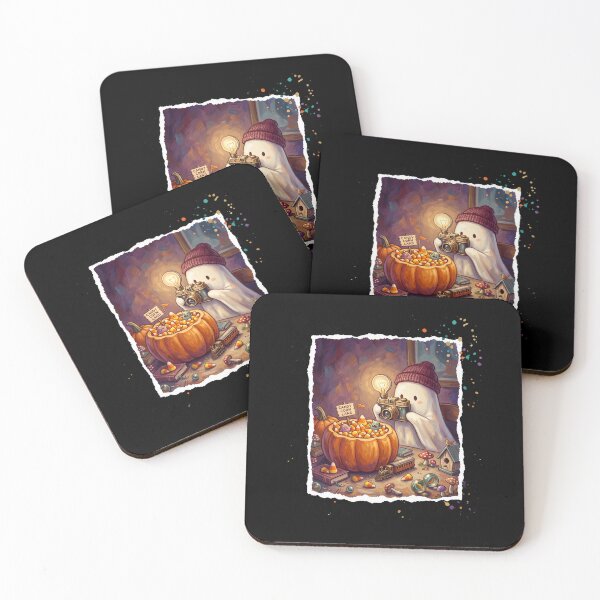 Item preview, Cozy Ghost Photographer Taking Fall Photos designed and sold by Roy & Tiffany.