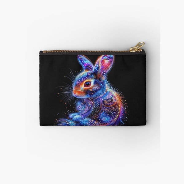 Item preview, The Cosmic Dream Rabbit, Cosmic Psychedelic Rabbit - Detailed Art with Colorful Patterns and Luminous Dots designed and sold by RAYBIL.