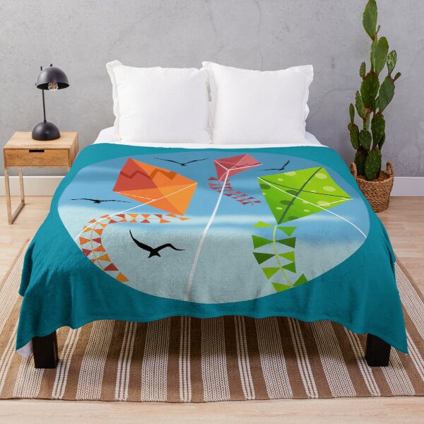 Item preview, Colourful Kites in Blue Sky designed and sold by Andrew Hitchen.