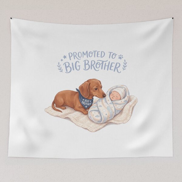 Item preview, Dachshund Big Brother Announcement Sweet New Baby Design designed and sold by jgoteiner.