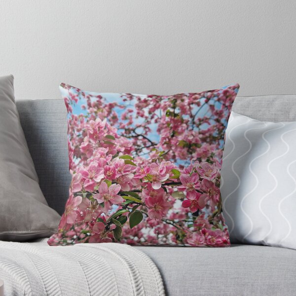 Item preview, Vibrant pink crabapple tree designed and sold by psychoshadow.