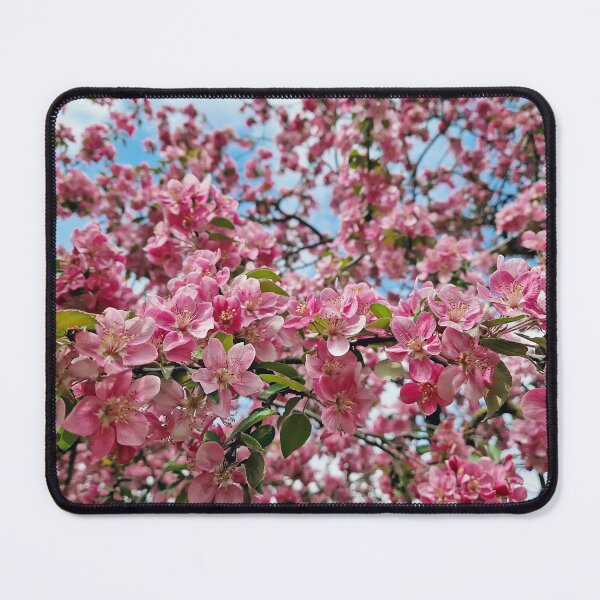 Item preview, Vibrant pink crabapple tree designed and sold by psychoshadow.