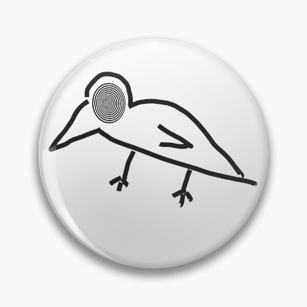 Item preview, Hypnotizing Black Bird, Creepy and funny Birds.  Gifts for Fans of scares and fun. designed and sold by DSoriaDesign.