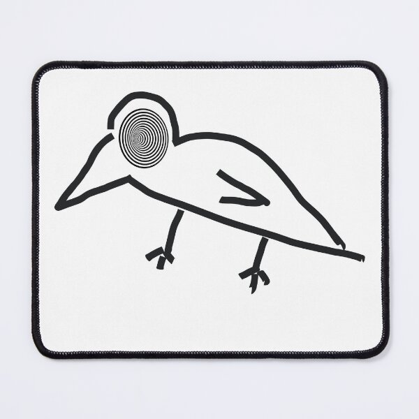 Item preview, Hypnotizing Black Bird, Creepy and funny Birds. Gifts for Fans of scares and fun. designed and sold by DSoriaDesign.
