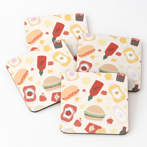 Item preview, Fast Food Seamless Pattern designed and sold by MiloverseOfficial.