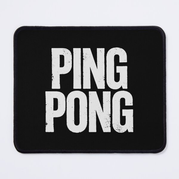 Item preview, PING PONG in White Grungy Letters designed and sold by StudioDestruct.