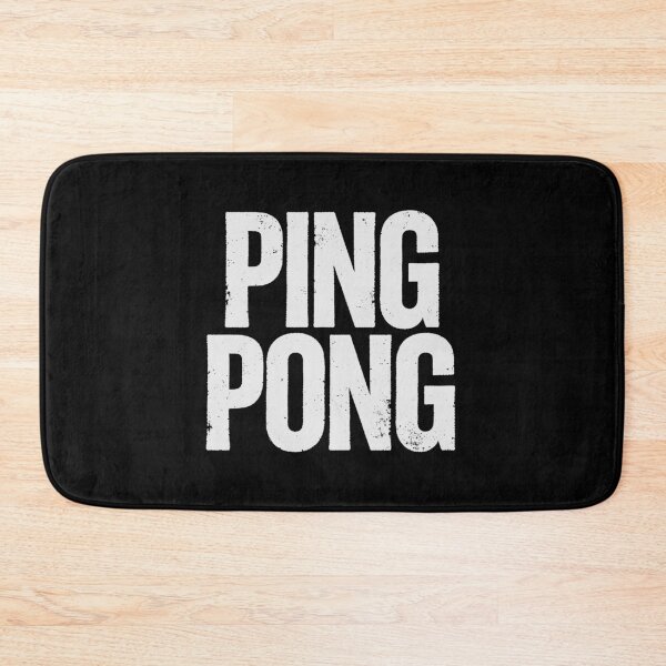 Item preview, PING PONG in White Grungy Letters designed and sold by StudioDestruct.