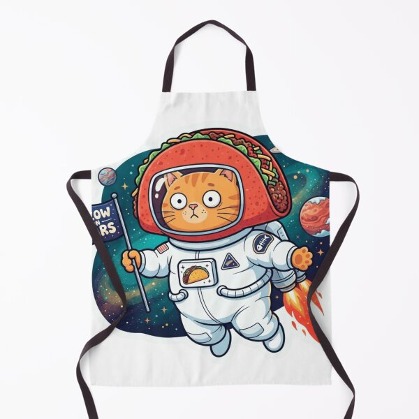 Item preview, Taco Astronaut Cat Meow On Mars designed and sold by WearTheVibe Store.