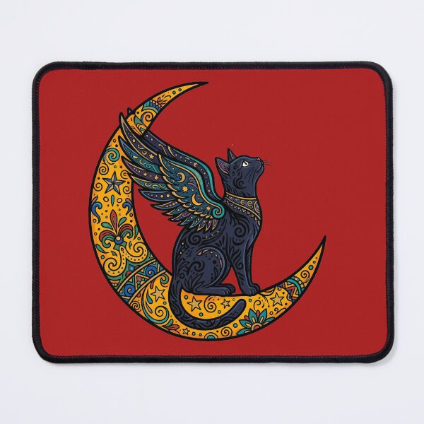 Item preview, Black Cat on a Moon designed and sold by TabbyCatXIII.