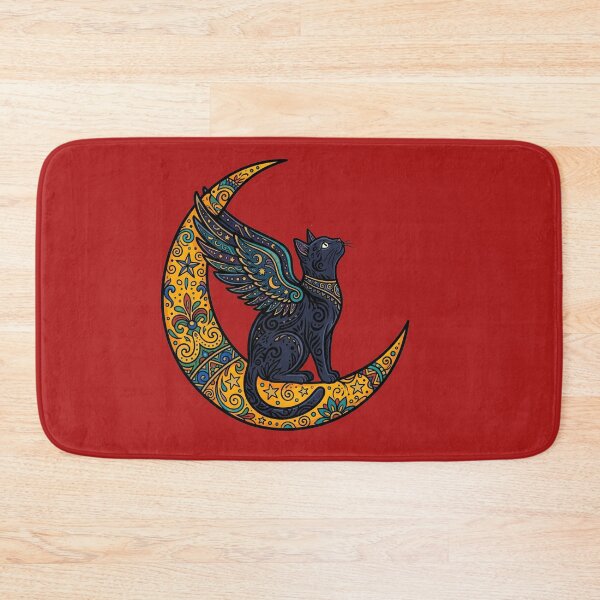 Item preview, Black Cat on a Moon designed and sold by TabbyCatXIII.
