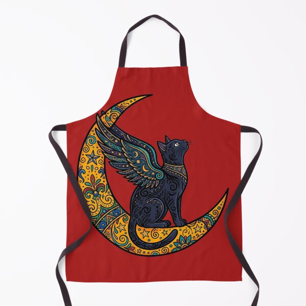 Item preview, Black Cat on a Moon designed and sold by TabbyCatXIII.
