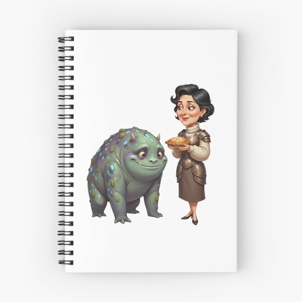 Item preview, Badass Post Apo Grandma Armor Pie Creature Illustration designed and sold by vk09.