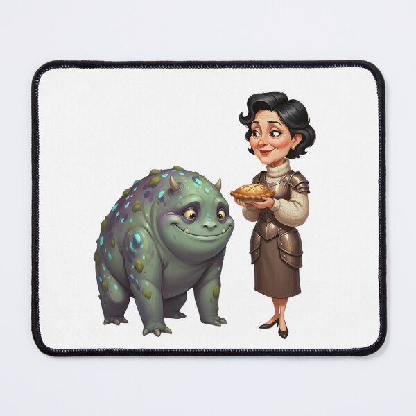 Item preview, Badass Post Apo Grandma Armor Pie Creature Illustration designed and sold by vk09.