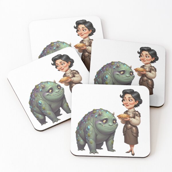 Item preview, Badass Post Apo Grandma Armor Pie Creature Illustration designed and sold by vk09.