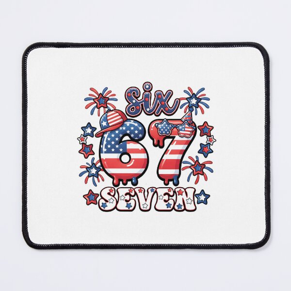 Item preview, funny football 67 meme drip flag ice cream art designed and sold by ArtDesignTp.